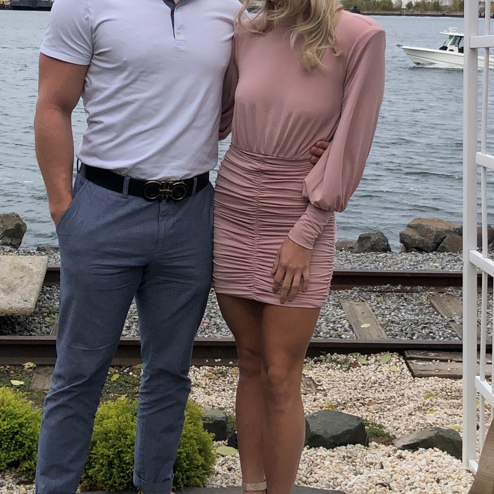 ASOS blush dress